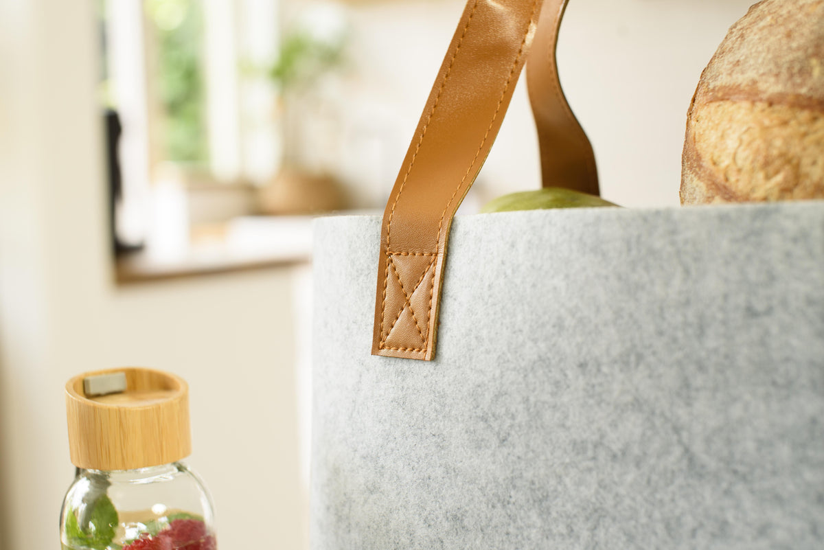 Boodschappentas Hunter | Vilt | Lange hengsels