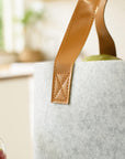 Boodschappentas Hunter | Vilt | Lange hengsels