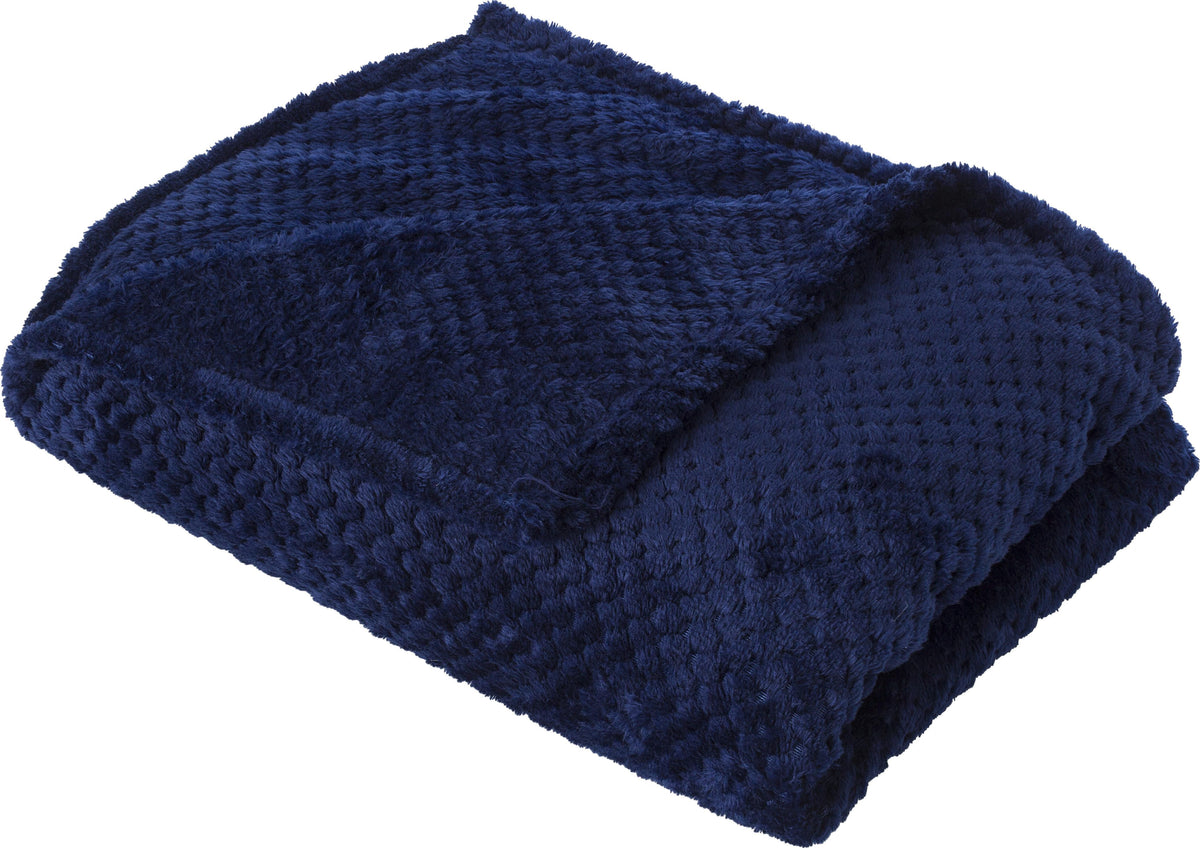 Deken Nikolai | Flanel fleece 230 g/m² | Wafelpatroon