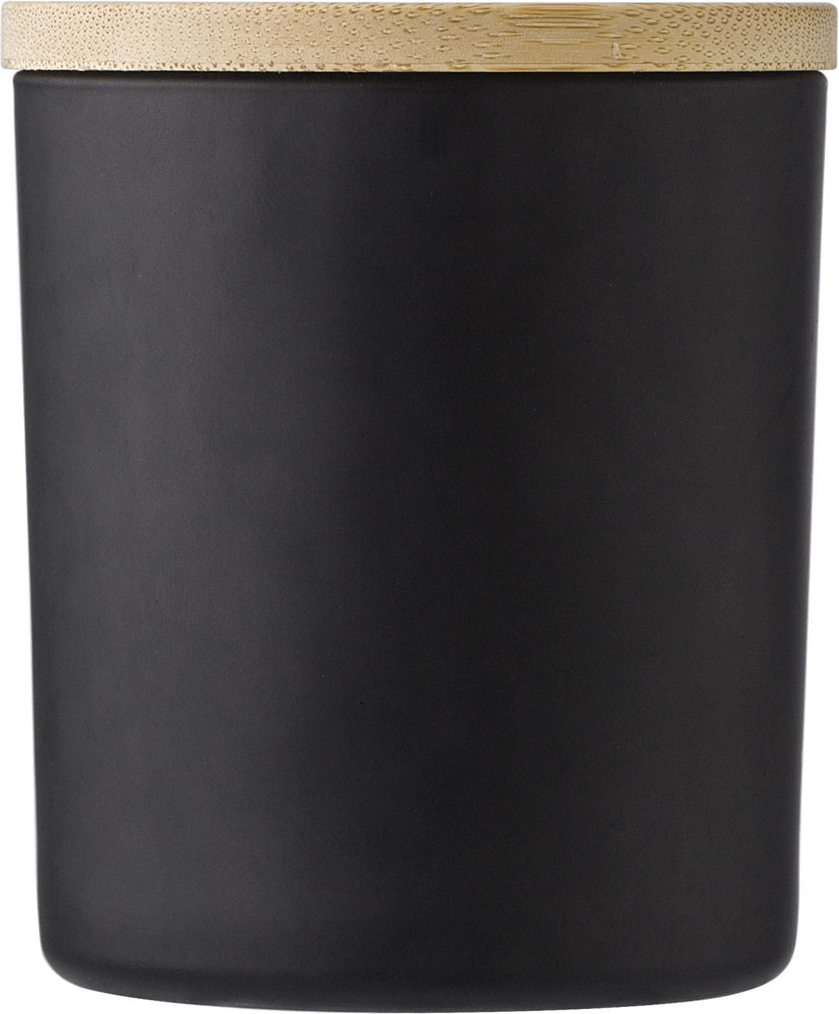 Kaars Josiah | Glas met bamboe deksel | Sojawas | 280 g