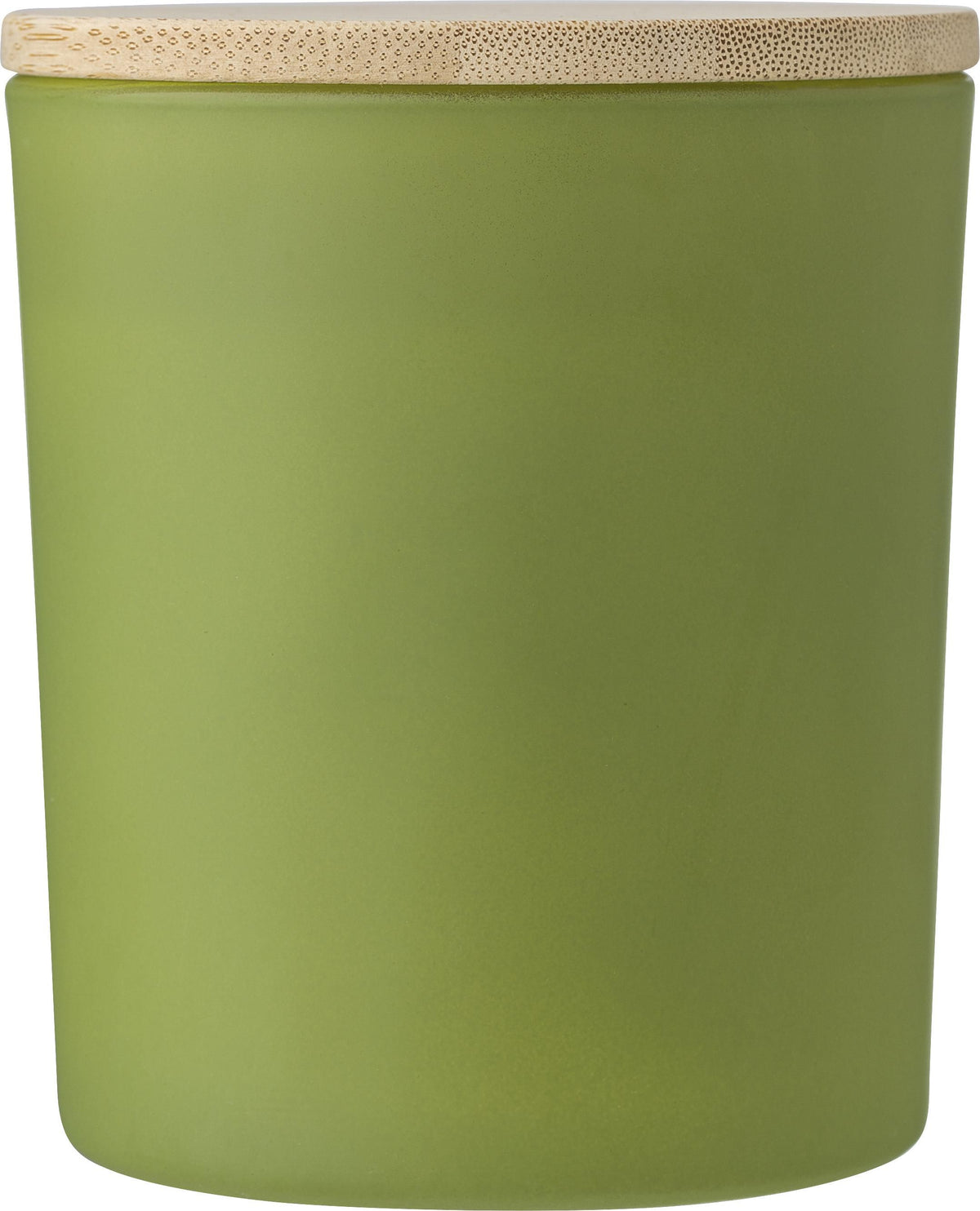 Kaars Josiah | Glas met bamboe deksel | Sojawas | 280 g