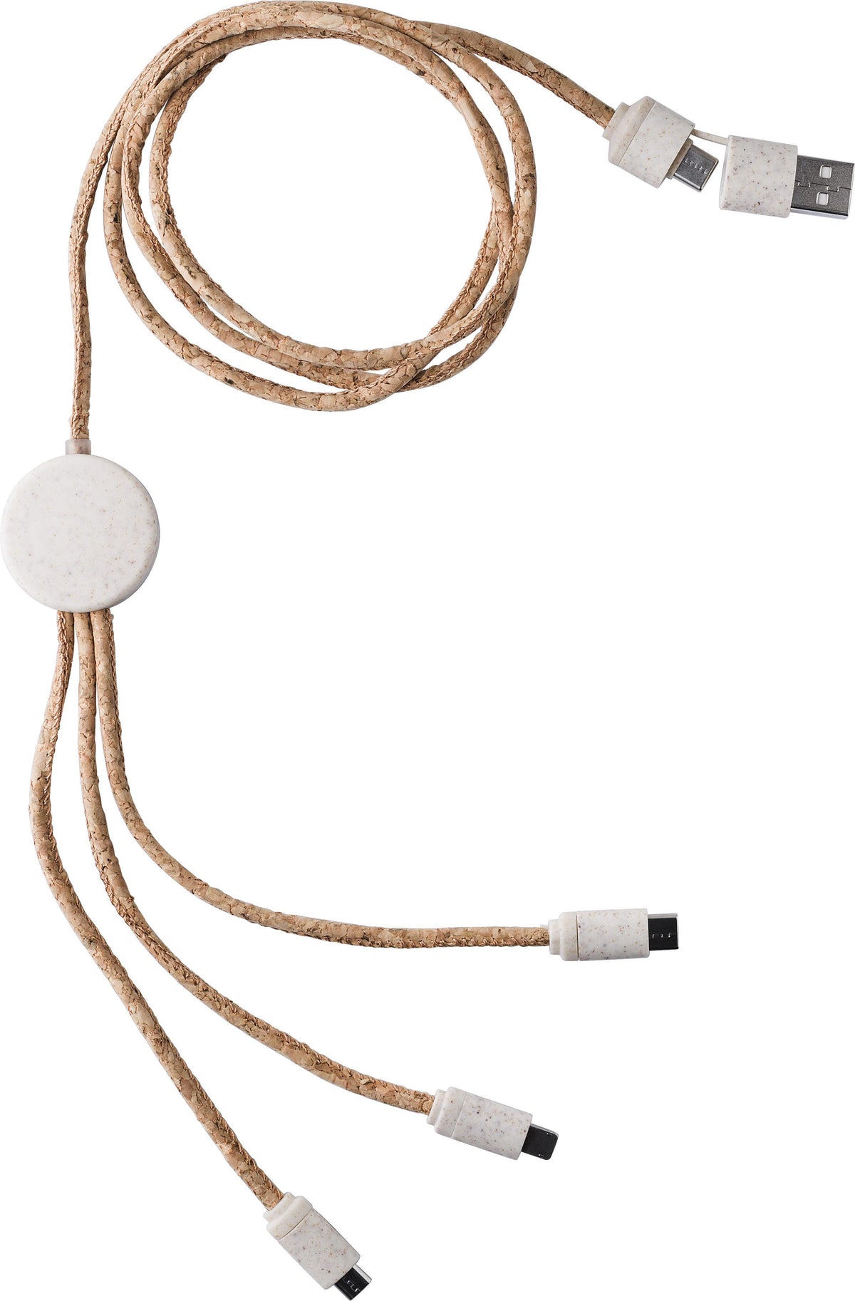 Oplaadkabel | Kurk | 4-in-1 | 1,20 m