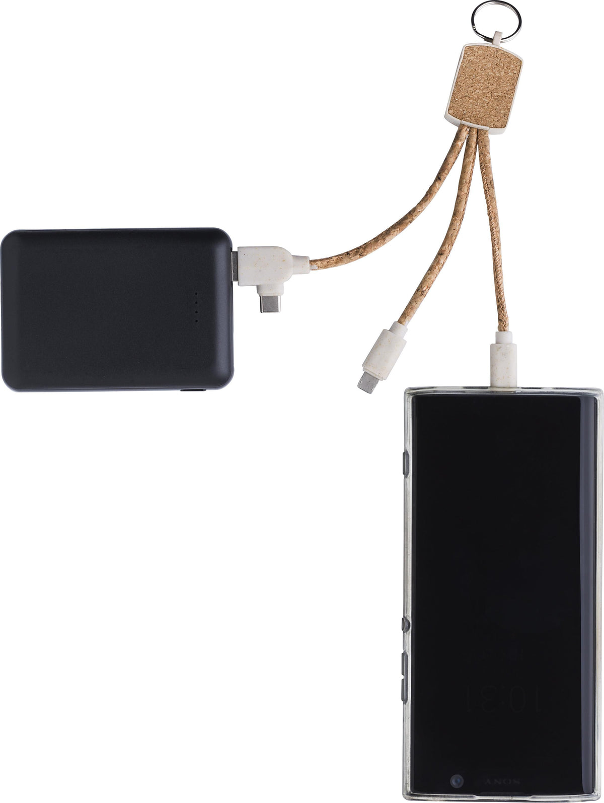 Oplaadkabel Landry | Sleutelhanger | Kurk