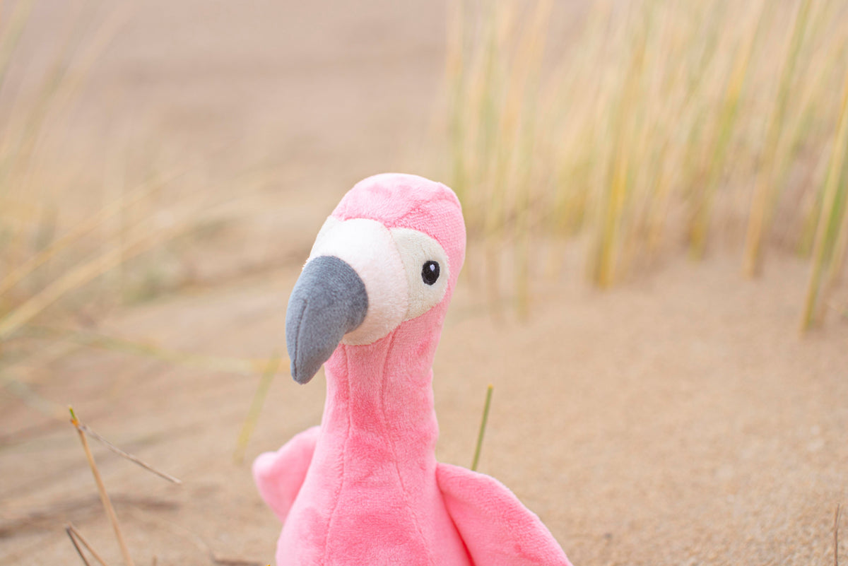 Pluchen flamingo Alicia | 18 cm