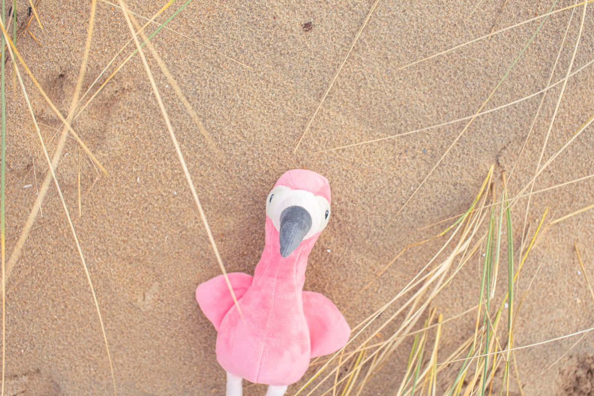 Pluchen flamingo Alicia | 18 cm
