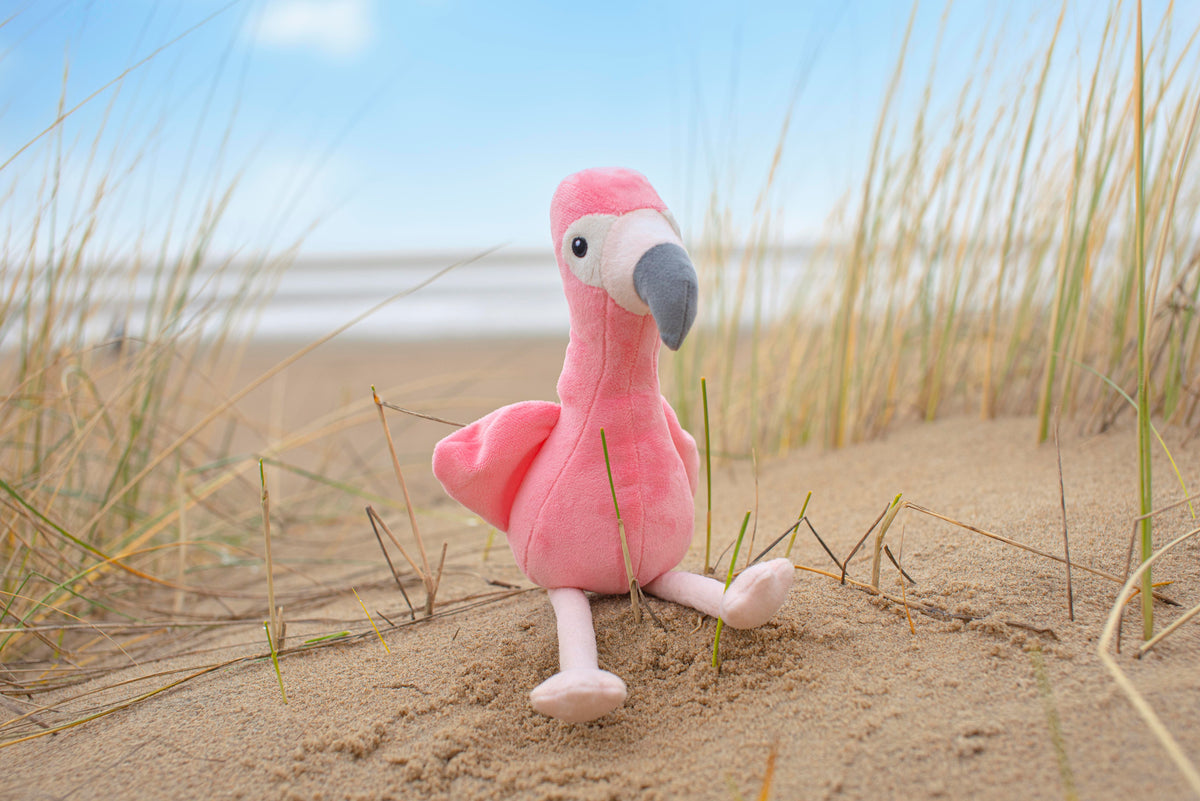 Pluchen flamingo Alicia | 18 cm