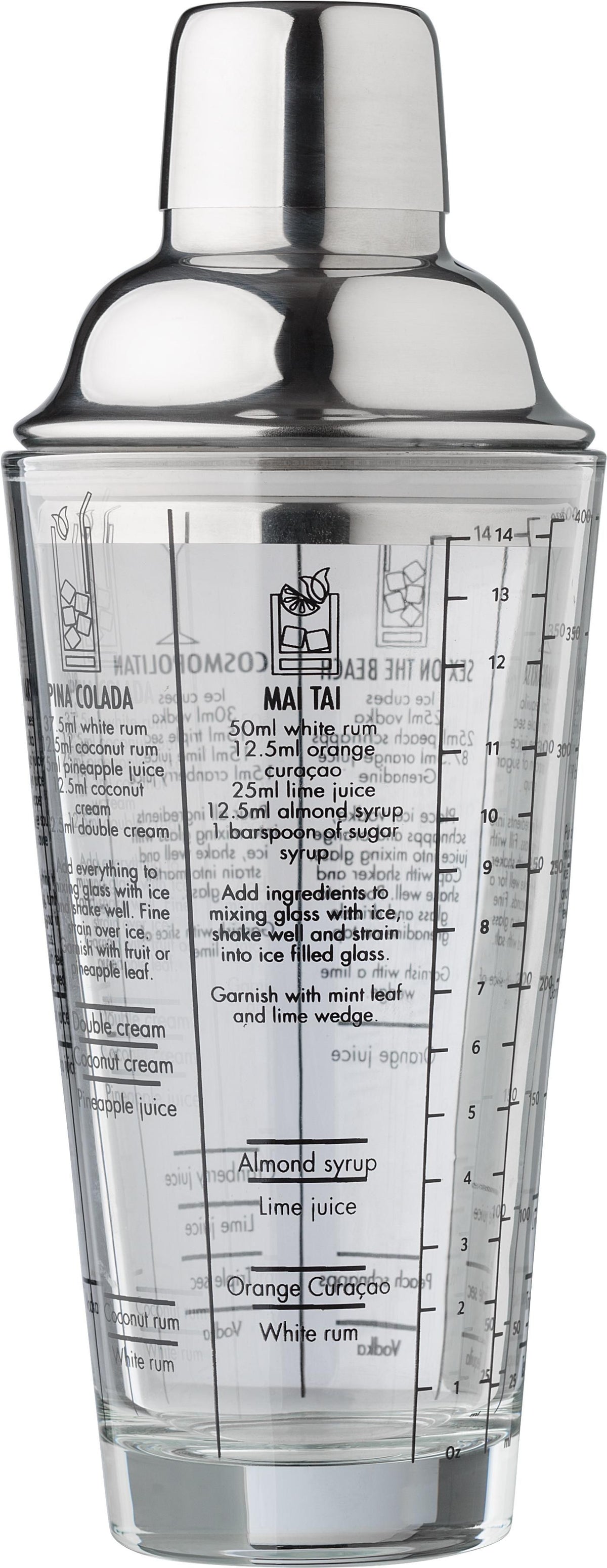 Cocktailshaker Adela | Glas | 400 ml