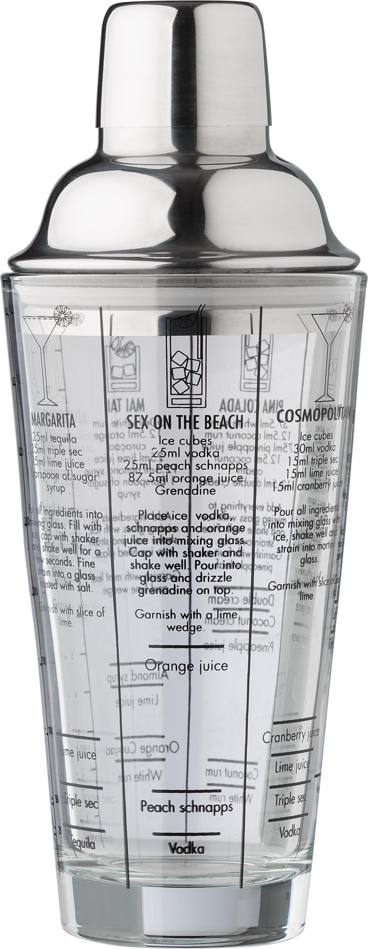 Cocktailshaker Adela | Glas | 400 ml