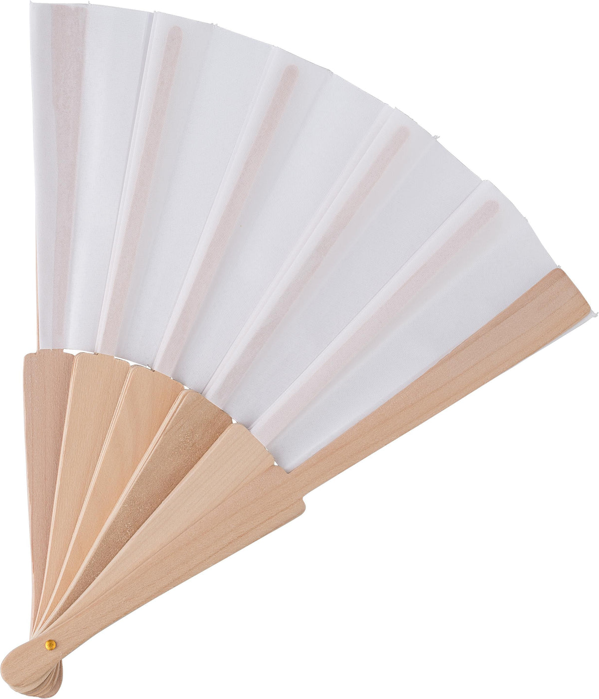 Handwaaier Rosanne | Stof | Houten handvat