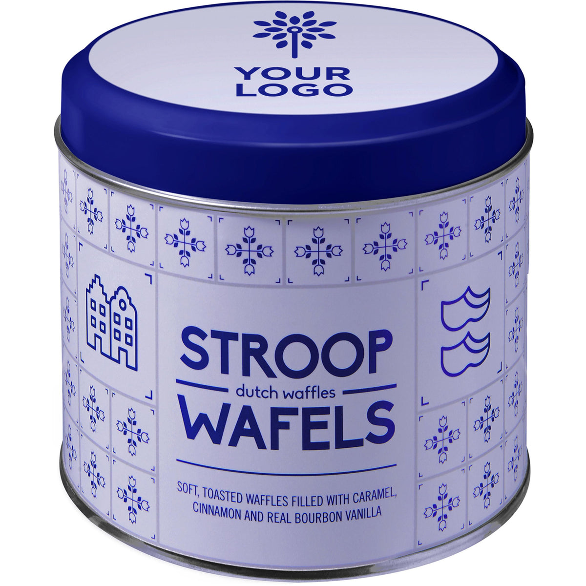 Stroopwafelblik William | 8 stuks