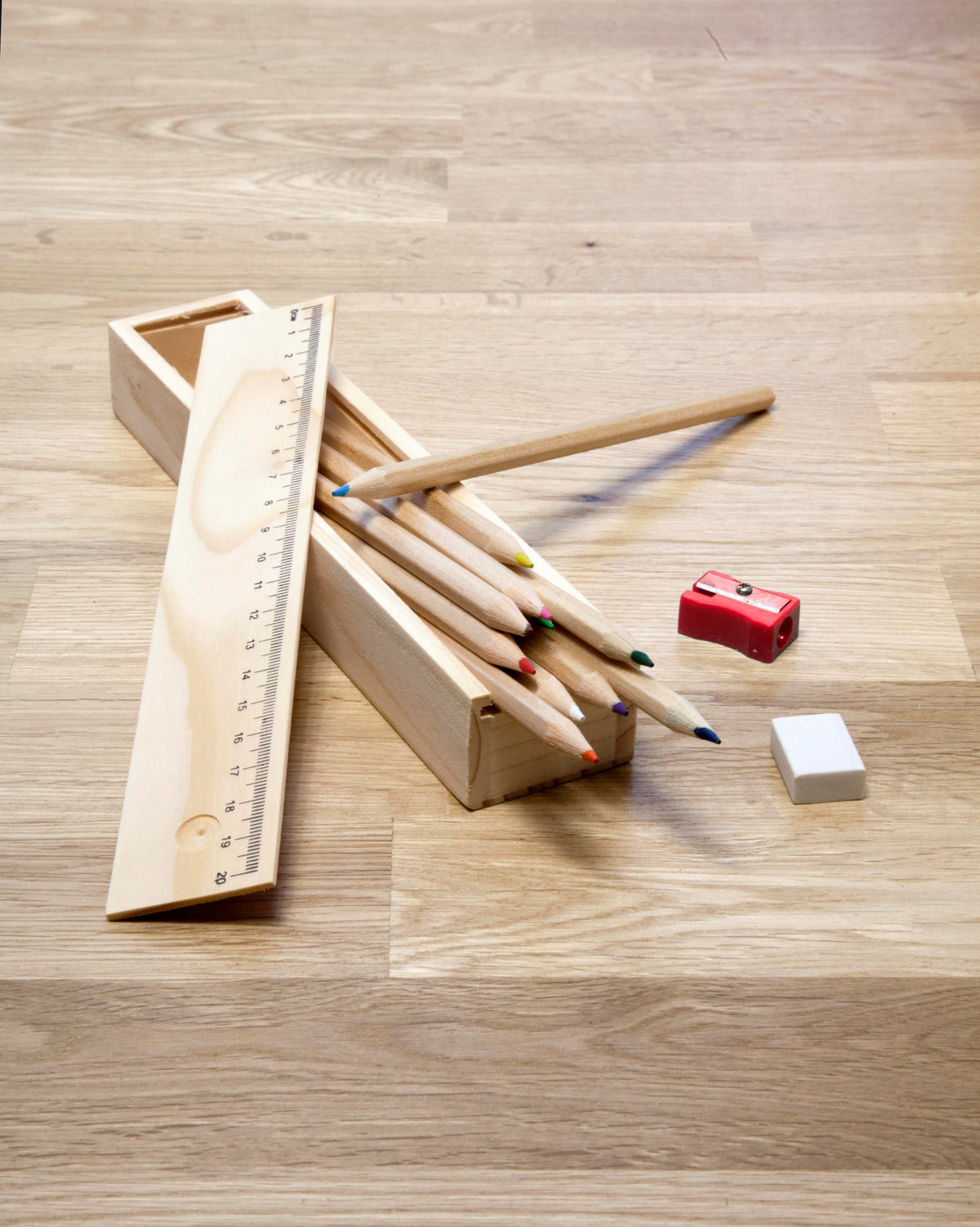 Tekenstift-set Carmelita | Houten doos