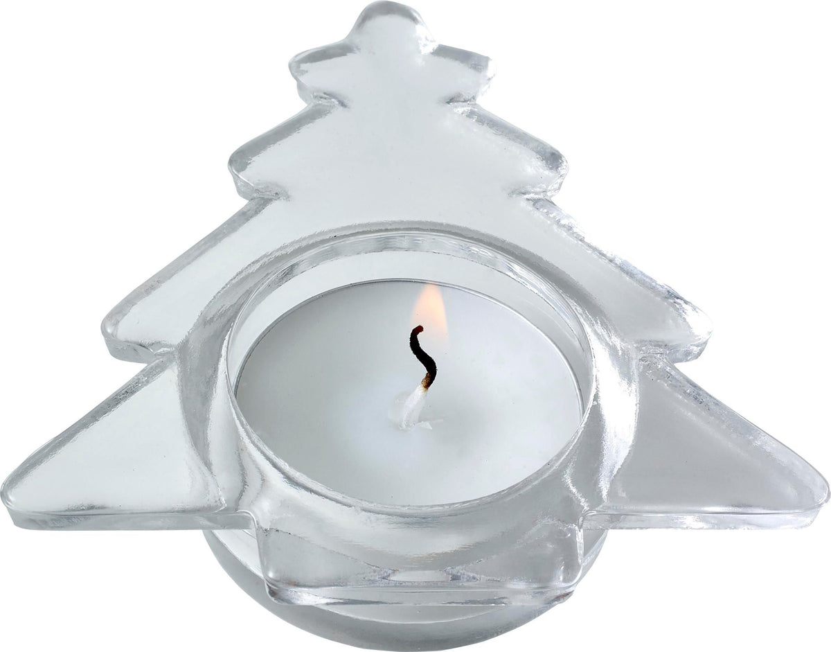 Waxinelichthouder Casey | Glas | Kerstboom