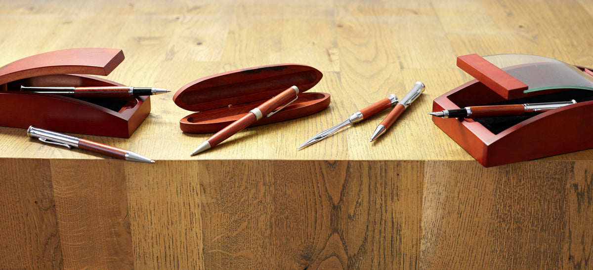 Schrijfset Robin | Hout | 2 st