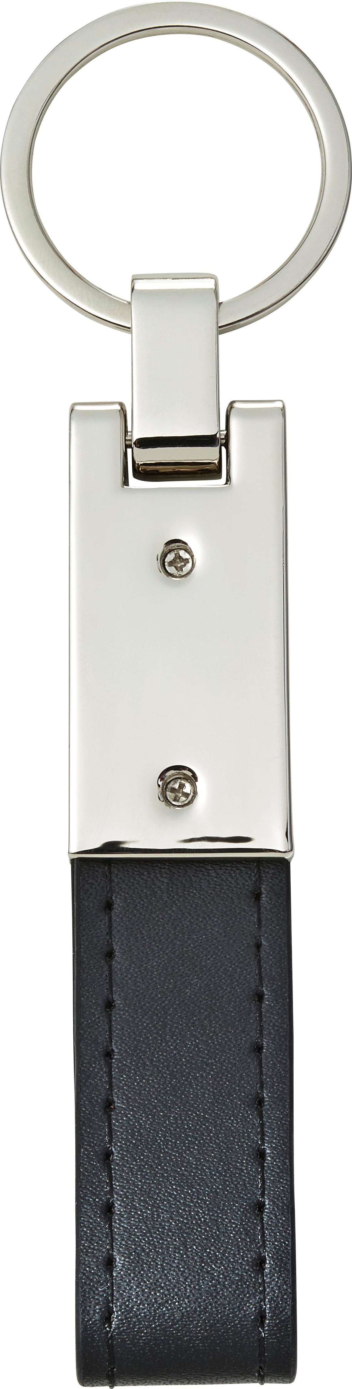 Sleutelhanger Keon | Staal en synthetisch leer