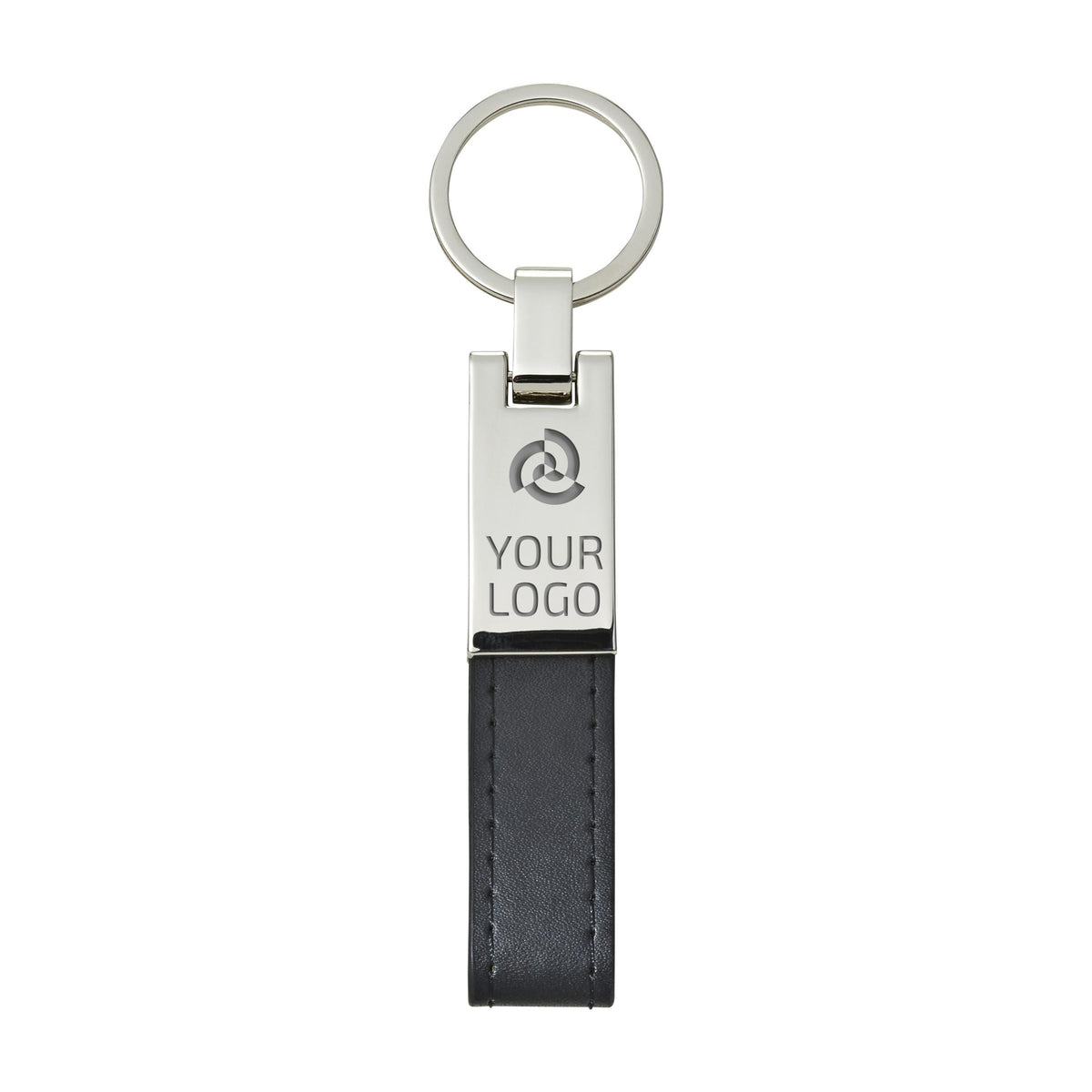 Sleutelhanger Keon | Staal en synthetisch leer