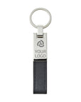 Sleutelhanger Keon | Staal en synthetisch leer