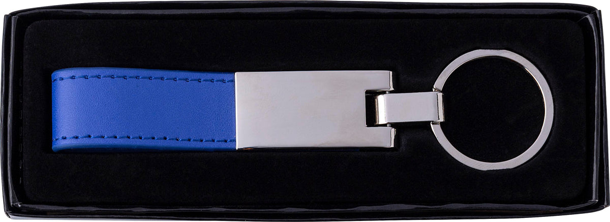 Sleutelhanger Keon | Staal en synthetisch leer