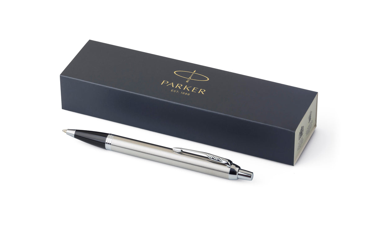 Parker IM balpen | Messing en chroom