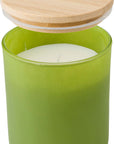 Glazen kaars Lucas | Plantaardig was | 200 g