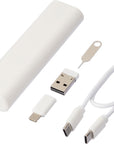 Kabel- en connectorset Uwe | Kunststof | USB-C | 480 Mbps