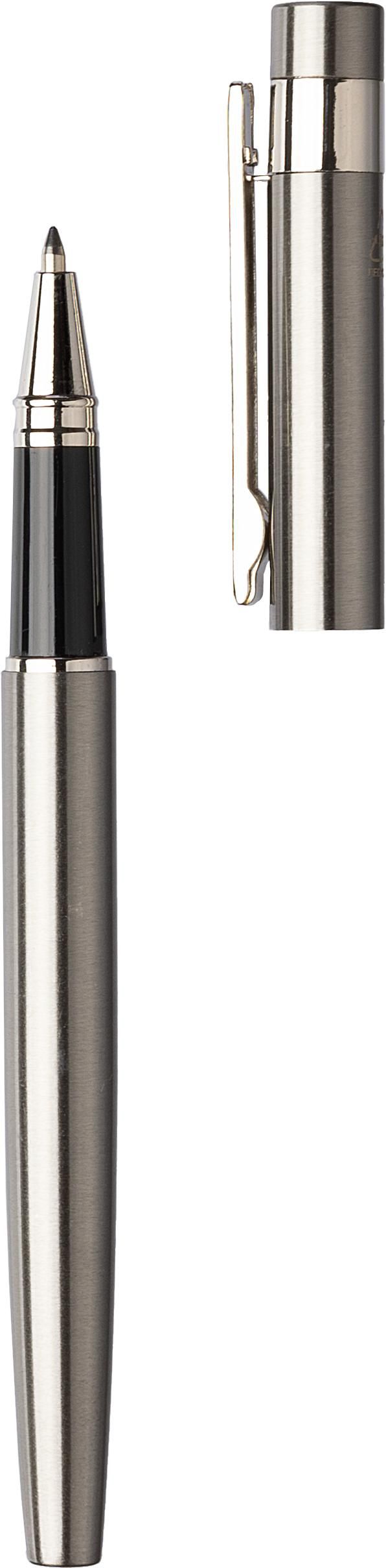 Schrijfset Fritz | Rvs | Draaibalpen en rollerball