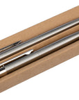 Schrijfset Fritz | Rvs | Draaibalpen en rollerball