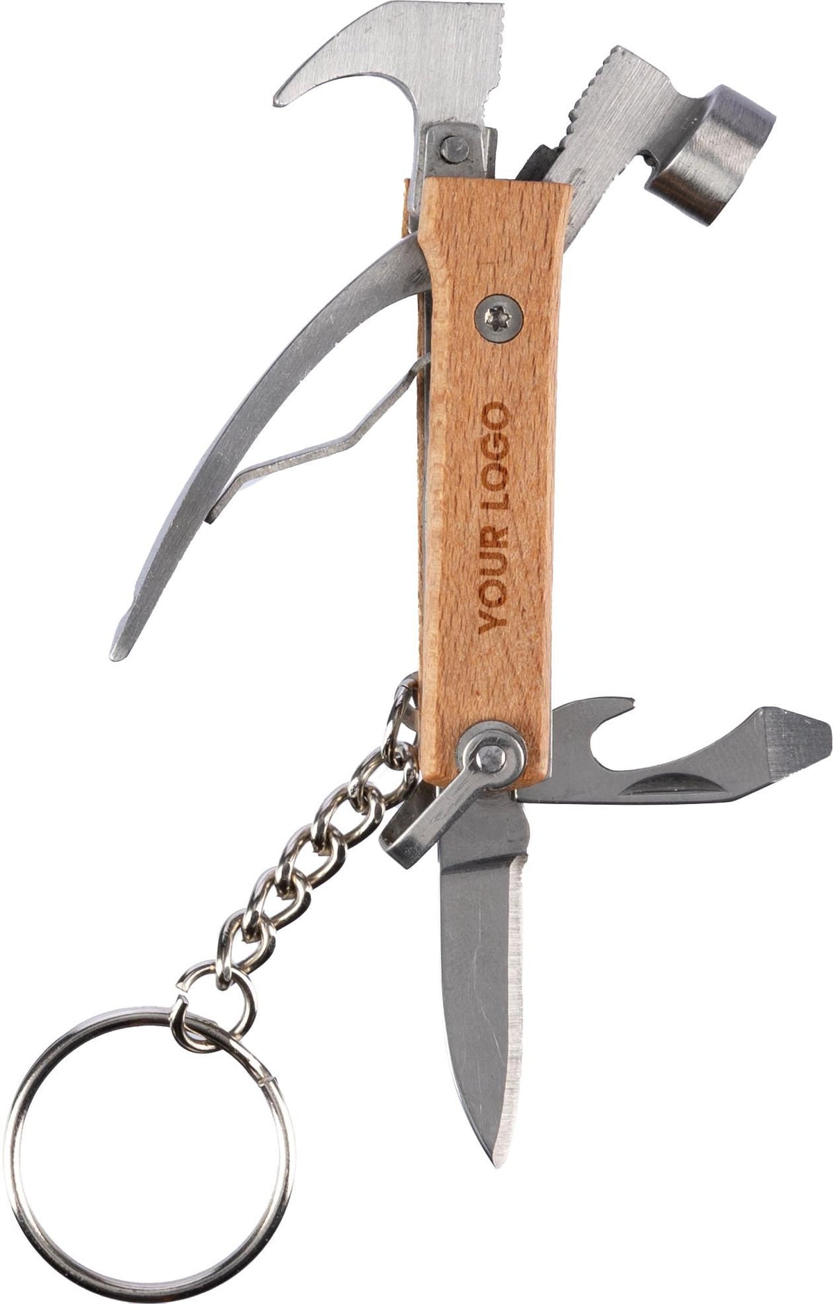 Sleutelhanger Heinrich | Bamboe | Multitool