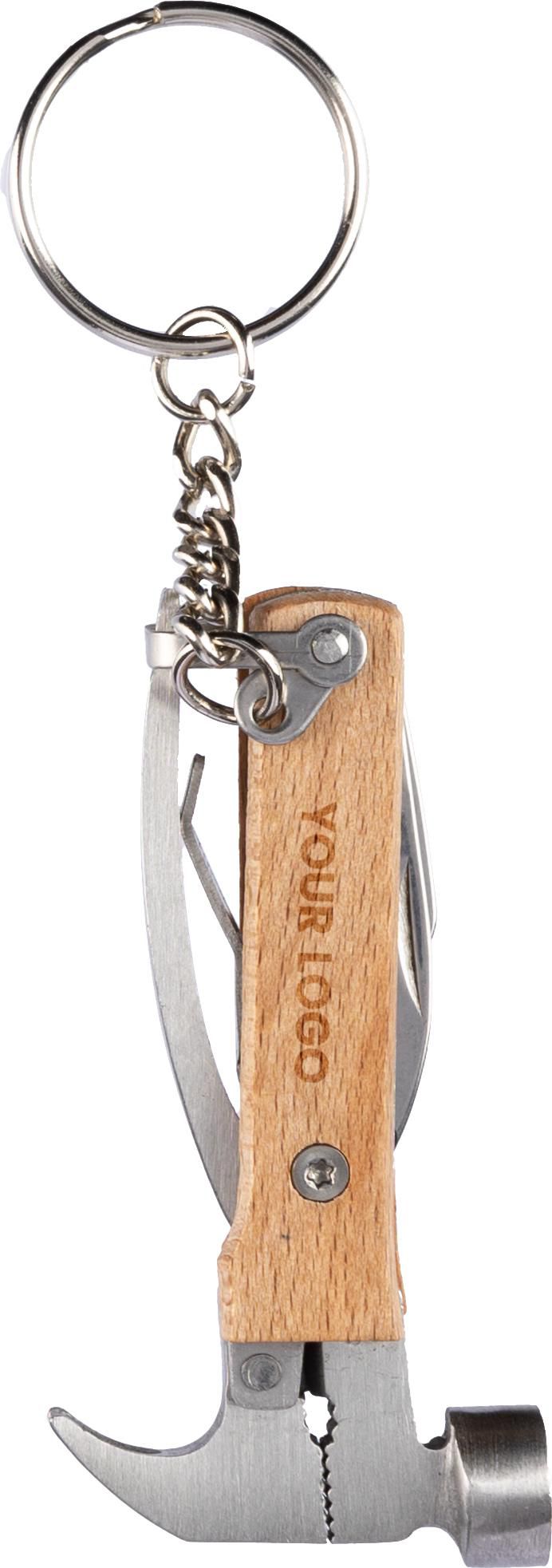 Sleutelhanger Heinrich | Bamboe | Multitool