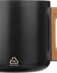 Mok Dwight | Rvs | Houten handvat | 400 ml
