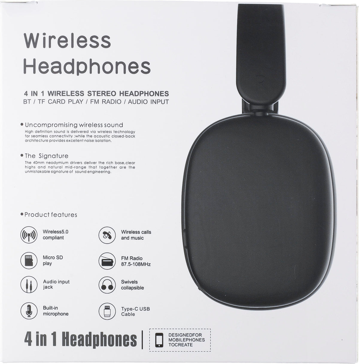 Koptelefoon Janice | Draadloos | On-ear