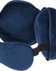 Reiskussen Leontine | 2-in-1 met slaapmasker