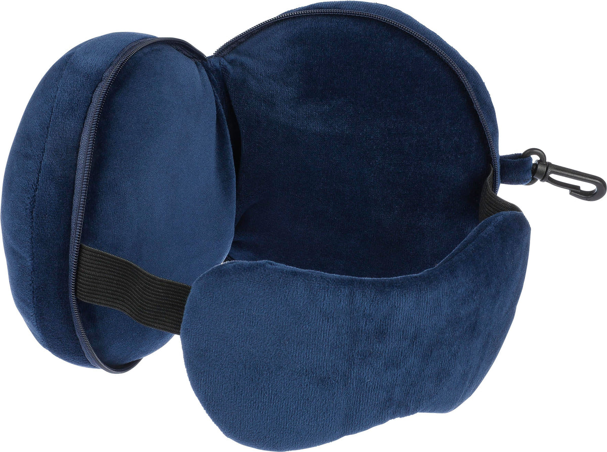 Reiskussen Leontine | 2-in-1 met slaapmasker