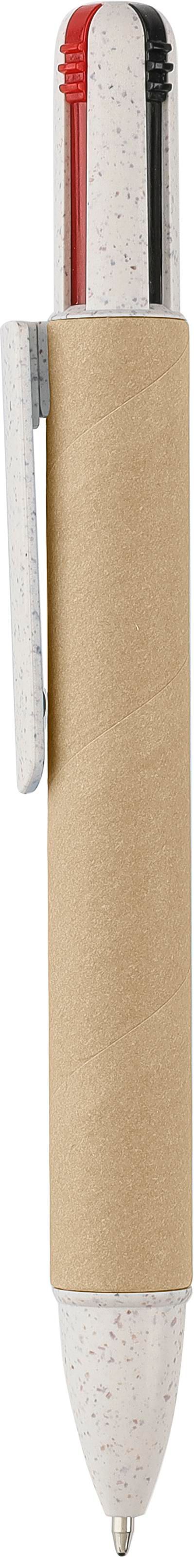 Balpen Deborah | Karton en tarwestro | 4 kleuren