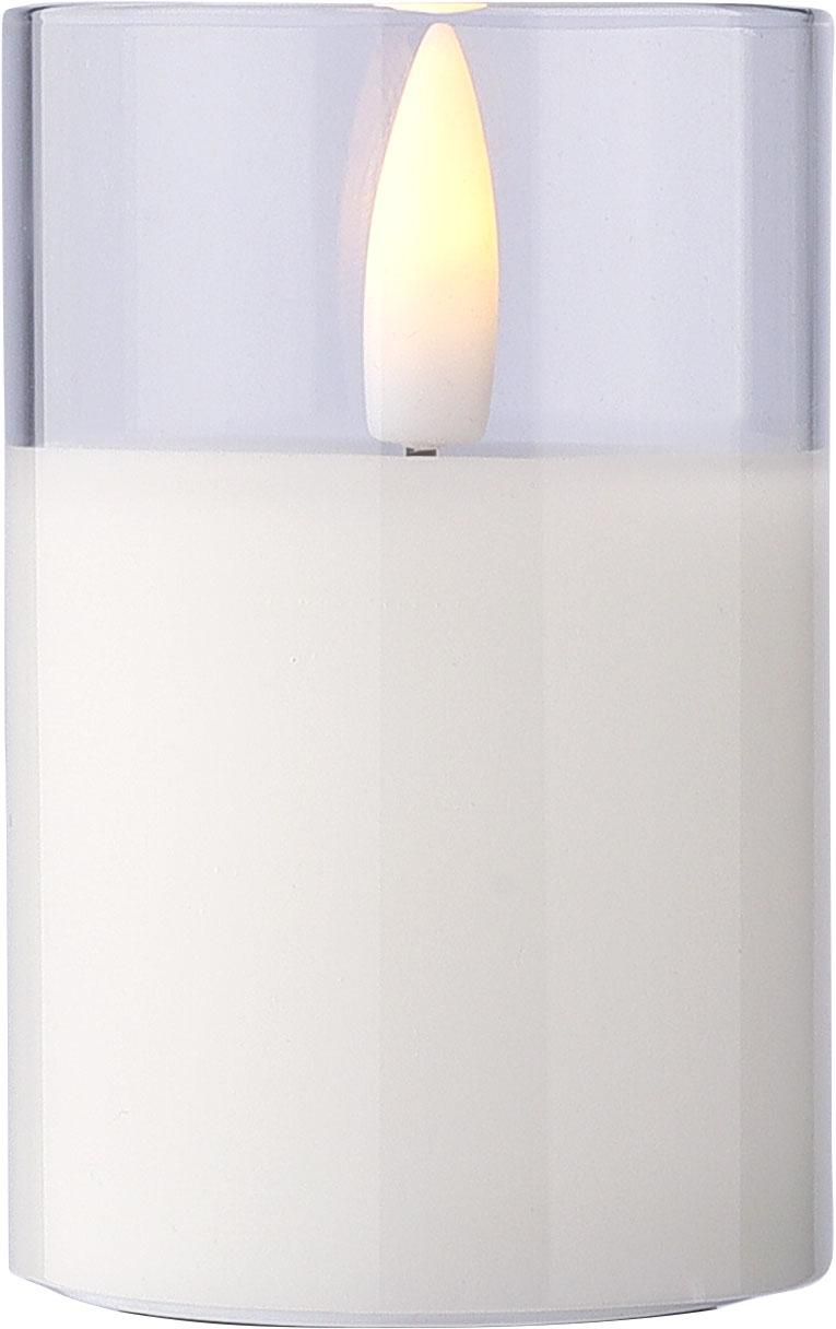 LED-kaars Serin | Glazen houder
