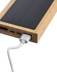 Powerbank Elz | Bamboe | Solar | 10.000 mAh