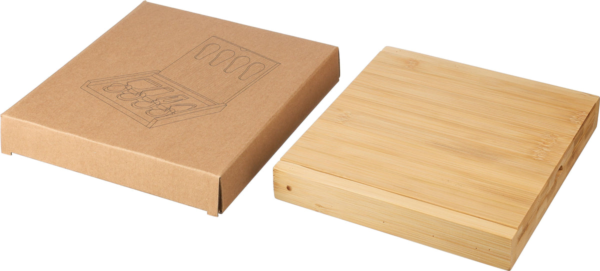 Kaasplank Zea | Bamboe | 4 stuks