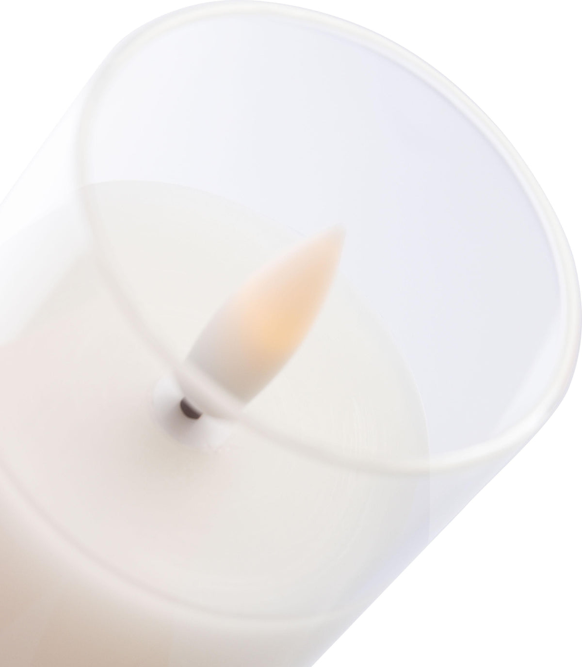 LED-kaars Serin | Glazen houder