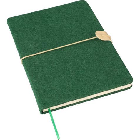 Gerecycled vilt notitieboek (A5) Dario