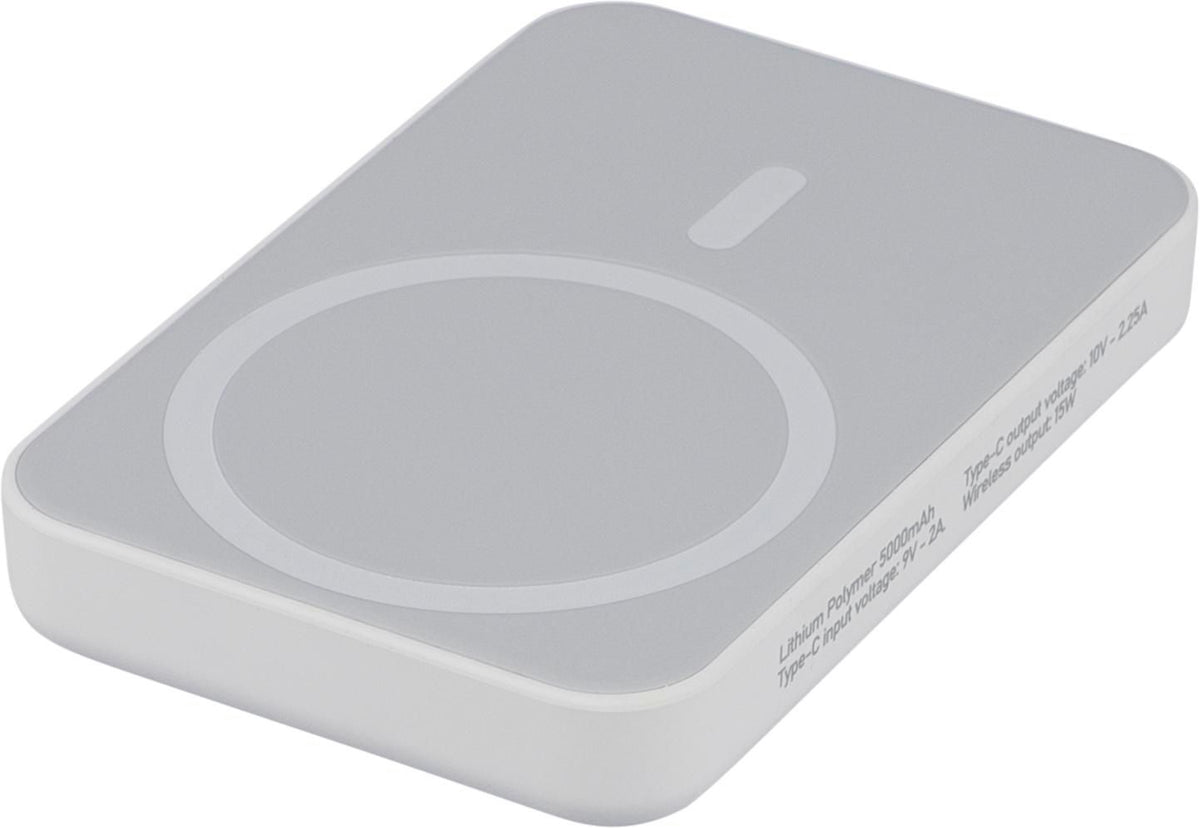 Draadloze-opladerpowerbank Miren | 5.000 mAh | Geschikt voor MagSafe