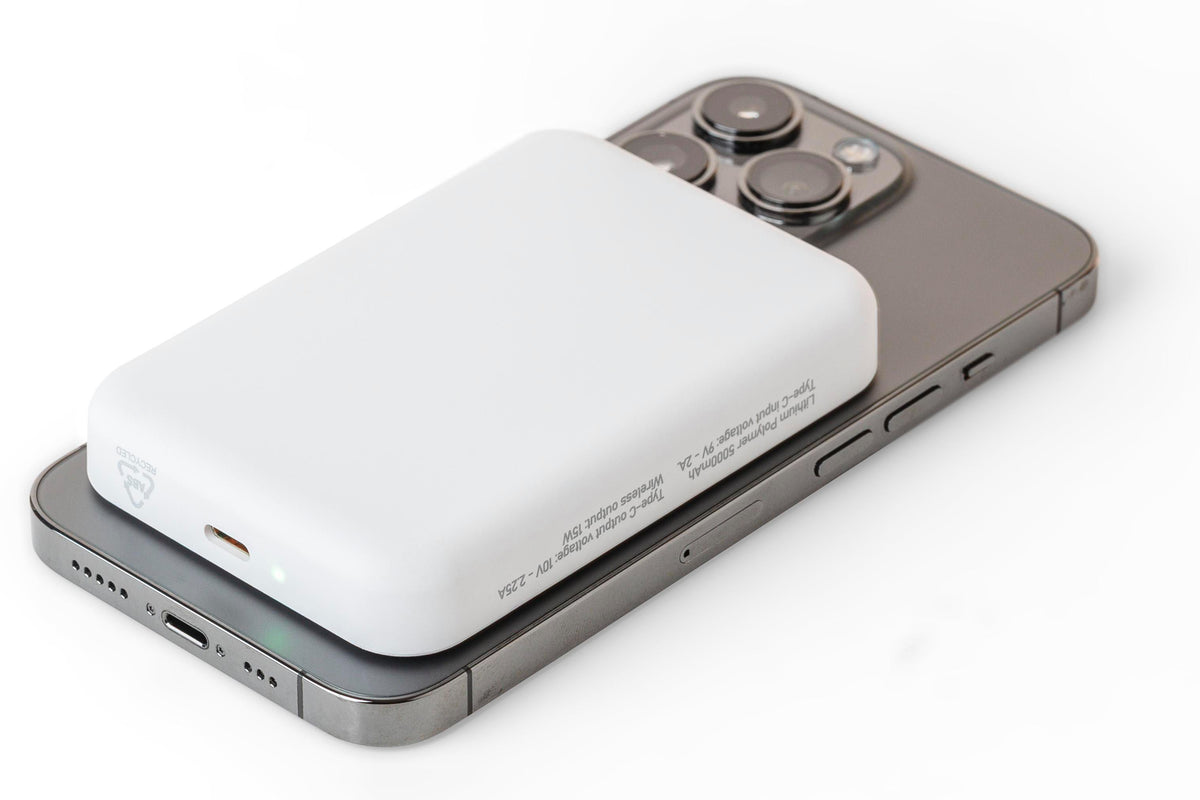 Draadloze-opladerpowerbank Miren | 5.000 mAh | Geschikt voor MagSafe