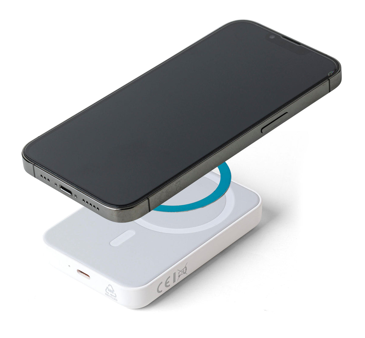 Draadloze-opladerpowerbank Miren | 5.000 mAh | Geschikt voor MagSafe