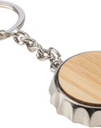 Sleutelhanger met flesopener Finn | Bamboe inleg