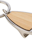 Sleutelhanger met flesopener Kellan | Bamboe inleg