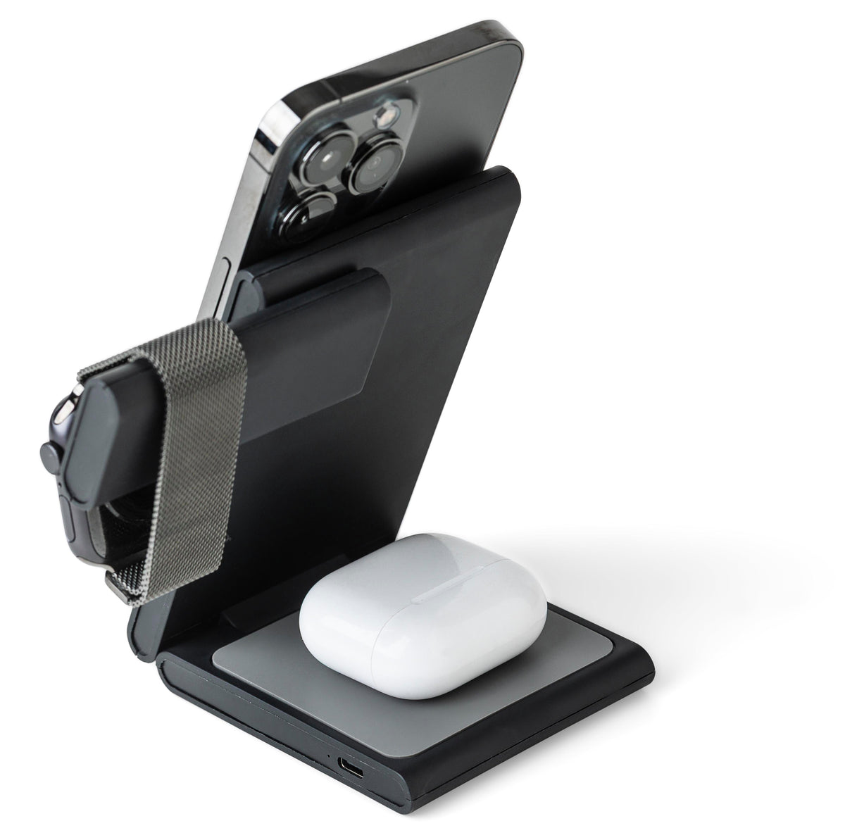 Draadloze oplader Valerio | 3-in-1 | Magnetisch