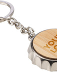Sleutelhanger met flesopener Finn | Bamboe inleg
