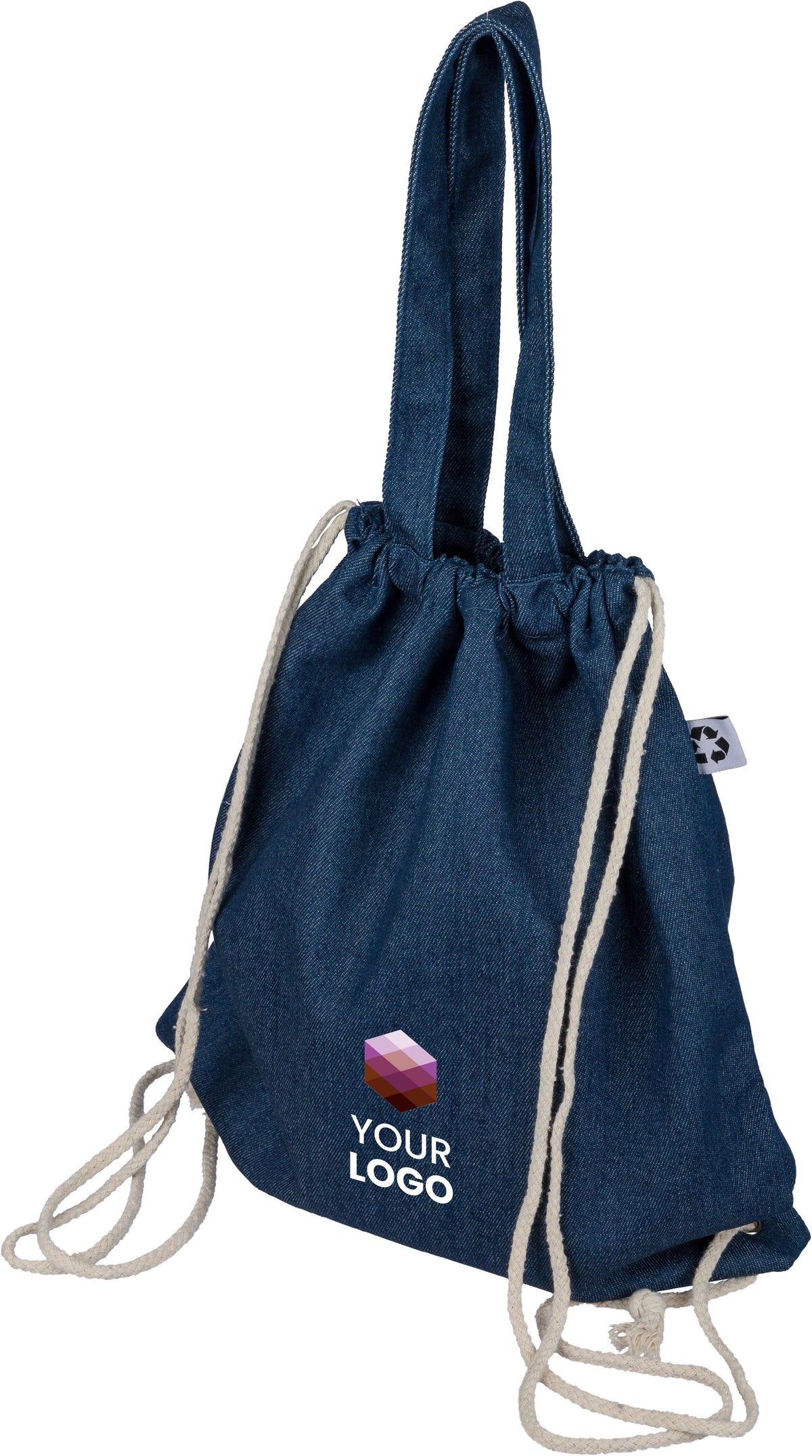 Trekkoordtas Dex | Denim | 6,6 l
