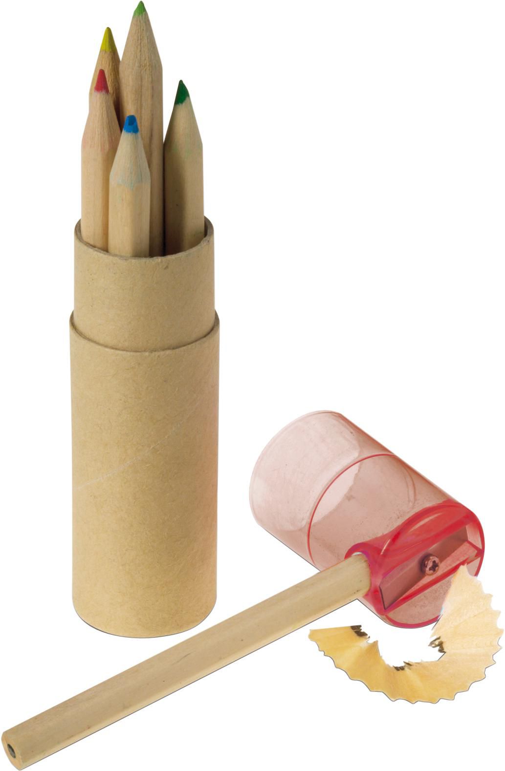 Kleurpotloodset Libbie | Karton | 6-delig
