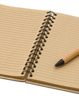 Notitieboek Carmen | Bamboe | A5 | Gelijnd | Met balpen