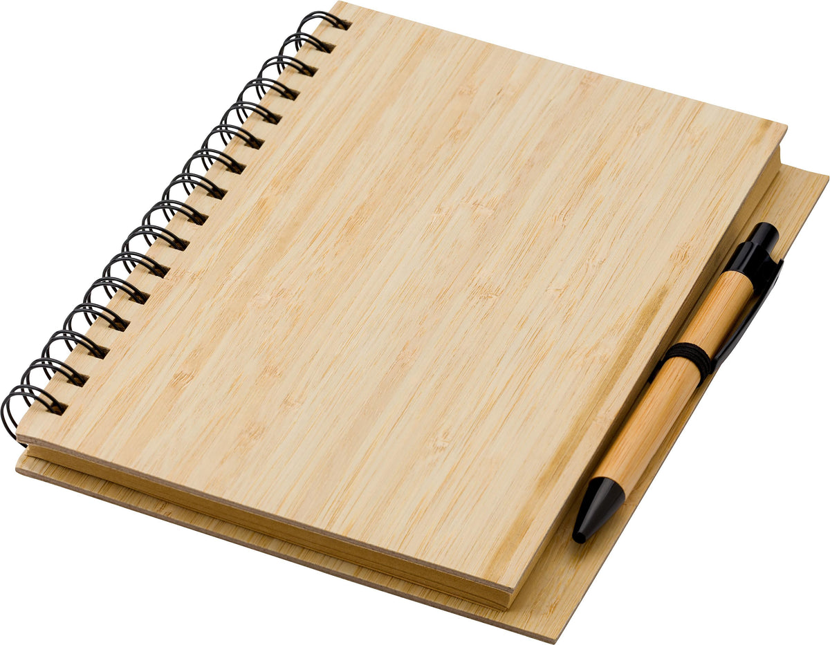 Notitieboek Carmen | Bamboe | A5 | Gelijnd | Met balpen