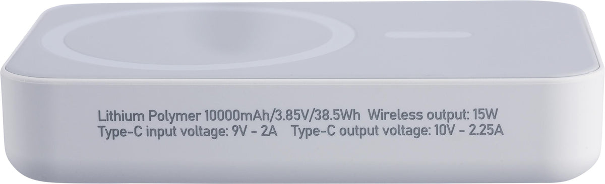 Draadloze-opladerpowerbank Meno | 10.000 mAh | Geschikt voor MagSafe